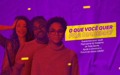 Queremos saber o que o jovem de Diadema quer para a cidade, participe!