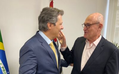 Filippi se encontra com ministro da Fazenda, Fernando Haddad