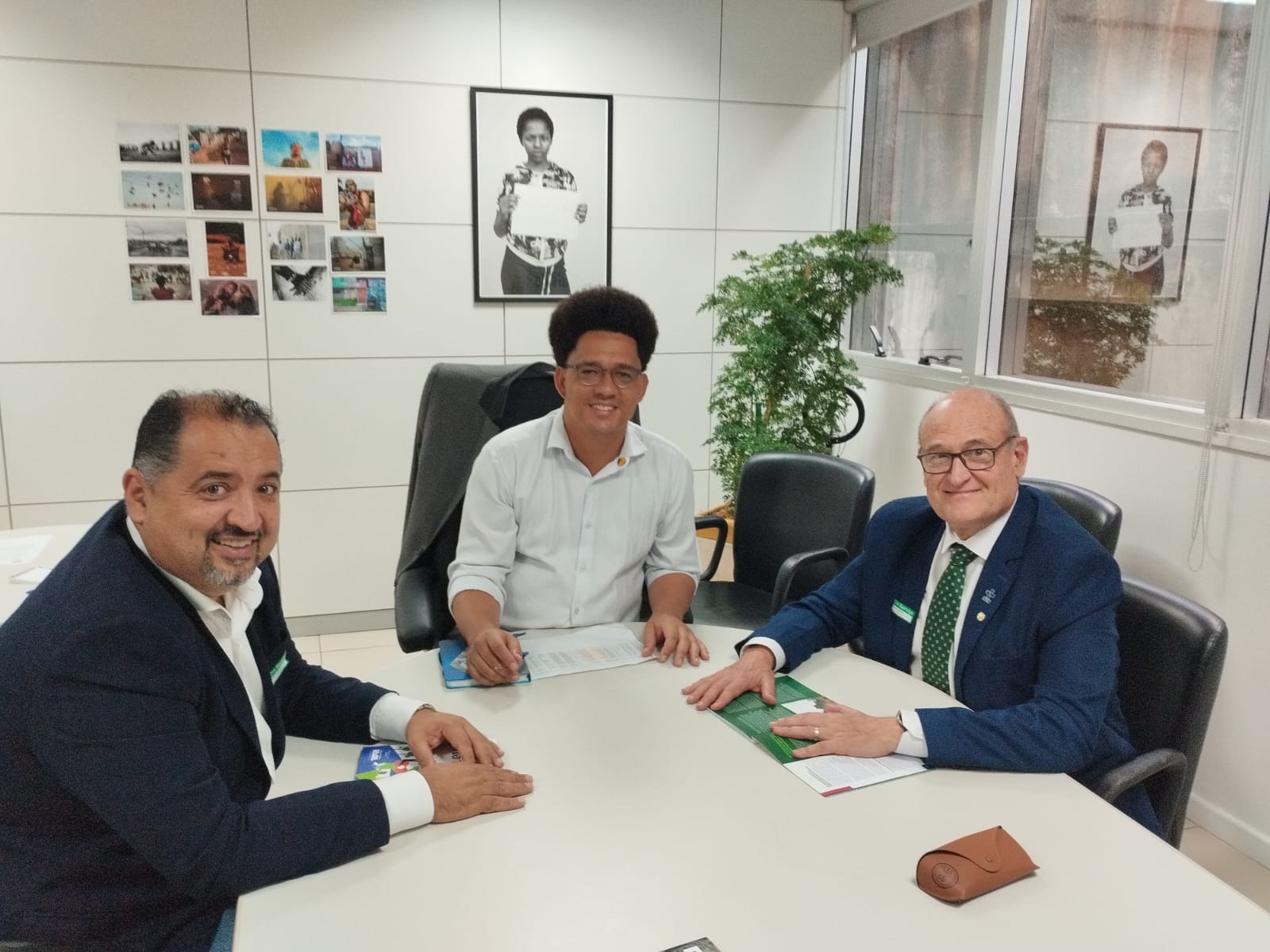 Prefeito Filippi, Marcelo Oliveira e Guilherme Simões discutem investimentos do Governo Lula