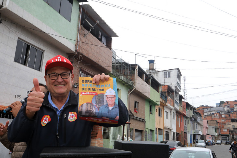 PT e prefeito Filippi lançaram campanha a favor do Novo Hospital Municipal; apoio pode ser feito pelo site diademamerecenovohospital.com.br