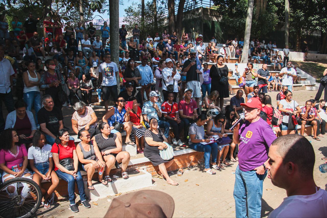 Durante assembleia do MTST, prefeito Filippi cita avanços de regularização, revitalização e promete 2.000 moradias nos próximos 4 anos